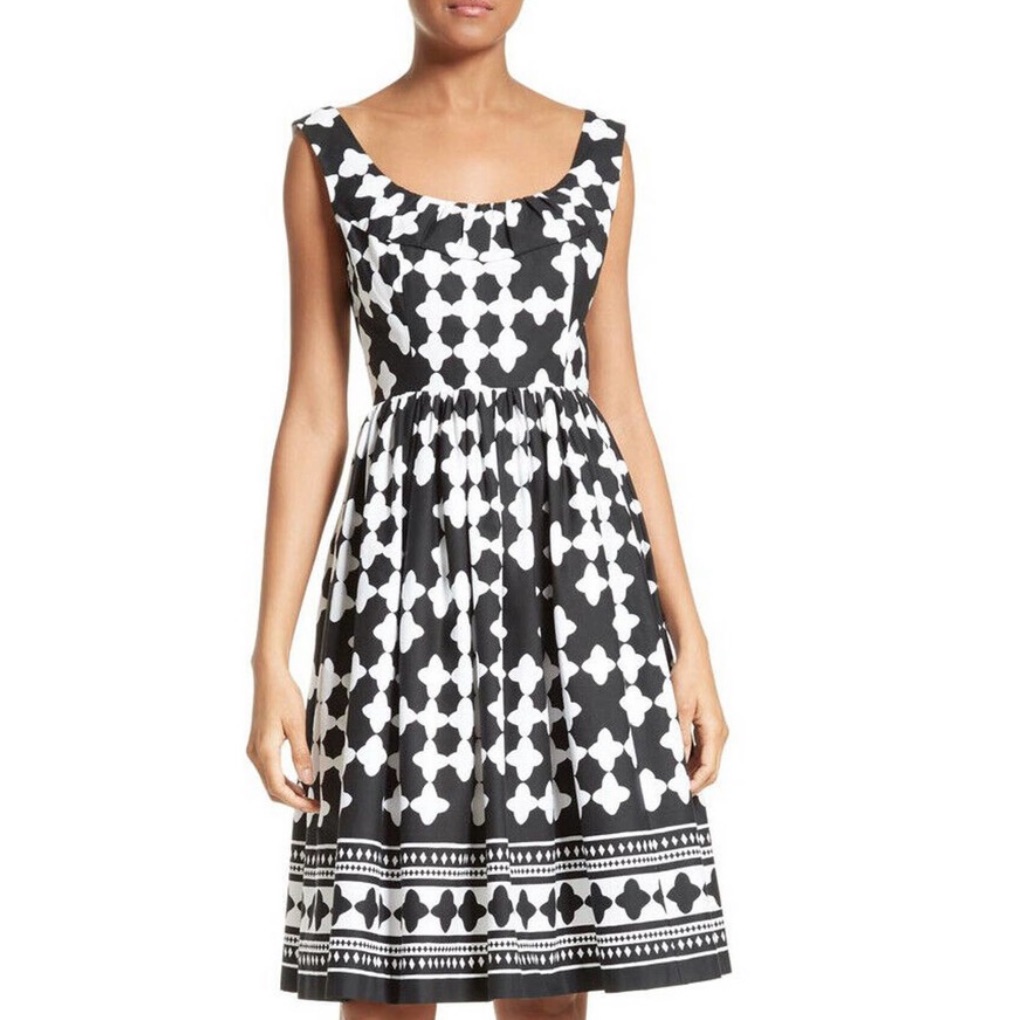 Kate Spade Lantern Scoop Neck Dress